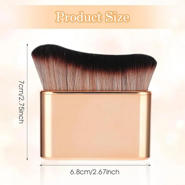 Self Tan Brush Soft Body Makeup Brush Portable Self Tanning Brush Self Tanner Face Brush Kabuki Foundation Brush for Body ...