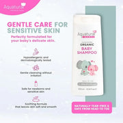 Organic Baby Shampoo - Plant-Based, Vegan & Gentle for Toddler, Moisturizing, Softens Hair - Girls & Boys Newborns, Kids S...