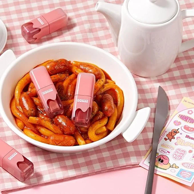Glow Bokki Glossy Lip Tint, Korean Beauty (GB07 Bacon Pink, 4.1 grams) - Product Image