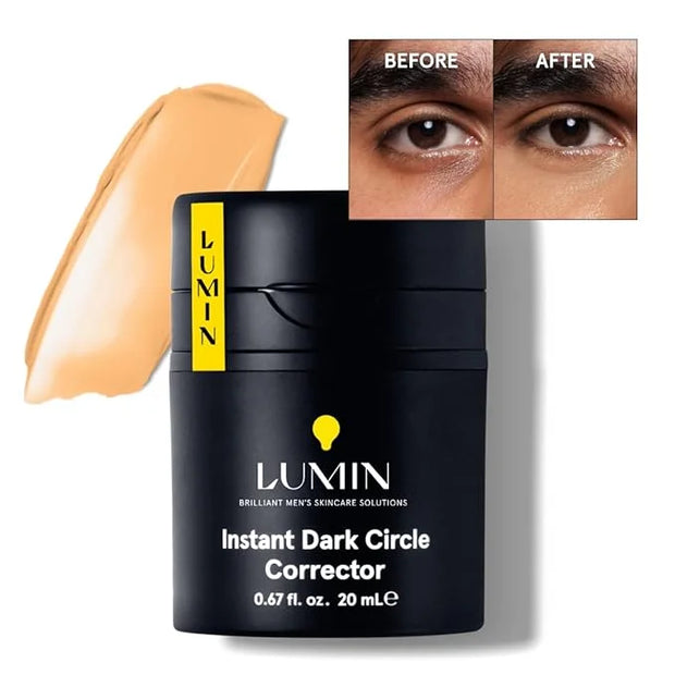 Lumin Instant Dark Circle Corrector for Men (Not A Concealer), Brightens Eyes, Reduce Dark Circles, Puffiness, Under Eye M...