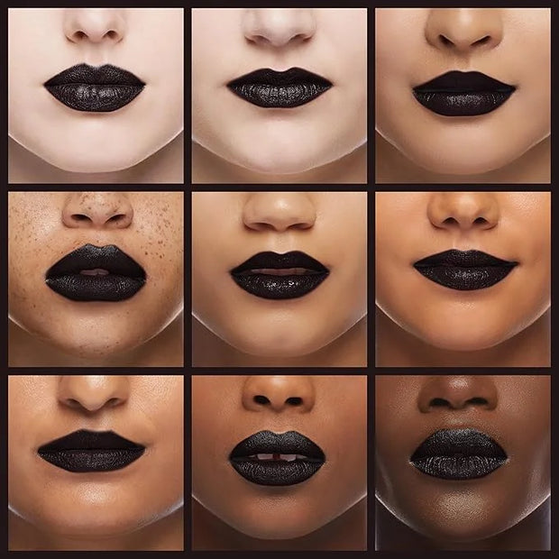 Oulac Metallic Black Lipstick for Women, High-Impact Lipcolor with Moisturizing Creamy Formula, Vegan & Cruelty-Free, Full...