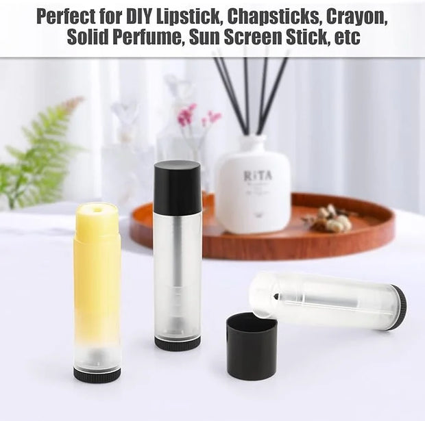 50Pcs 5g Lip Balm Tubes Plastic