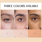 Mineral Sunscreen Eye Cream, 3-in-1 Anti-Aging Sunscreen Under Eye Treatment Cream, SPF 35, Mineral Concealer for Smooth E...