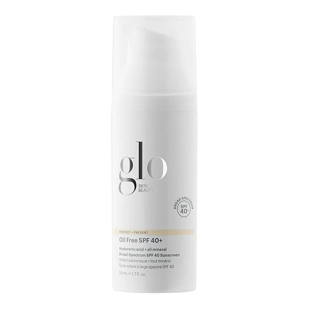 Glo Skin Beauty Oil Free SPF 40+ Hyaluronic Acid Infused All Mineral Sunscreen - Protect Against Sun Damage & Aging Enviro...