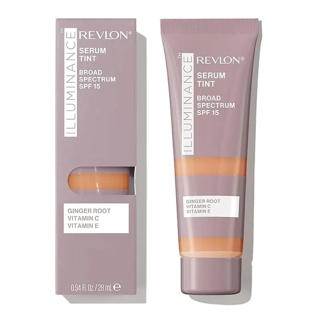 Revlon Illuminance Tinted Serum, Triple Hyaluronic Acid, Evens Out Skin Tone Over Time and Hydrates All Day, SPF 15, 409 B...