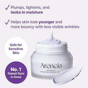 Hyssop Blurring Cream, Intense Collagen Face Moisturizer & Night Repair Cream for Anti-Aging, Nourishing Skin Barrier, Pre...