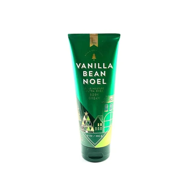 Bath & Body Works Vanilla Bean Noel Ultra Shea Body Cream, 8 Ounce, Multicoloured - Product Image