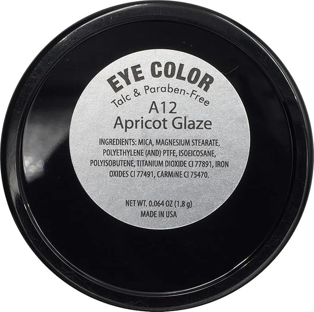 Apricot Peach Glaze Shimmering Bronze Warm Yellow Gold Pressed Powder Single Eyeshadow; Talc, Paraben & Cruelty Free - Pro...