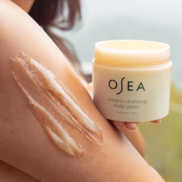 OSEA Undaria Cleansing Body Polish 10oz - Spa-Worthy AHA Body Exfoliator with Pumice and Seaweed - Product Image
