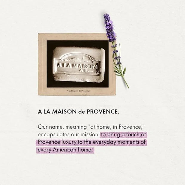 A La Maison de Provence Natural Aluminum-Free Deodorant Traditional French Milled Formula | Long Lasting Safe and Effectiv...