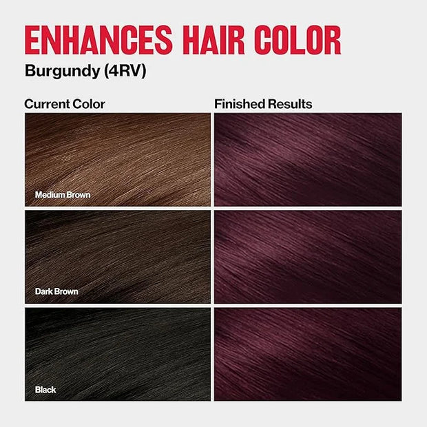 Revlon ColorSilk Tone + Gloss + Care Demi Permanent Hair Color, Dye Kit with Leave-In Scalp and Haircare Serum, 2x Shinier...