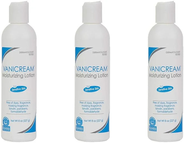 Vanicream Moisturizing Lotion 8 Ounce, (Value Pack of 3) - Product Image