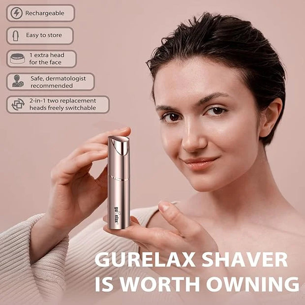 Facial Hair Remover for Women(Gen 3 Pro), Eyebrow Facial Trimmer, Luxury 2 in1 Hair Removal Device for Face, Lip, Nose, wi...
