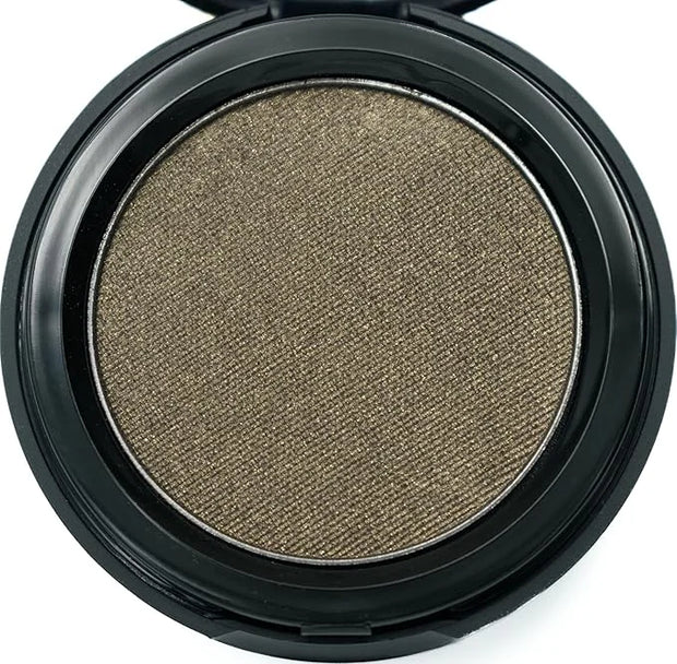 Enchanted Dark Gold Metallic Shimmering Pressed Powder Single Vegan Eyeshadow; Talc, Paraben & Cruelty Free - Product Image