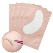 100 Pairs Hydrogel Under Eye Gel Patches Lint Free Eye Lash Pads Eyelash Extension Tool Mask Eyepads (#2-Pink) - Product I...