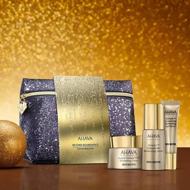 AHAVA Extraordinary You Gift Set - Includes Osmoter Concentrate Set - Moisturizing Serum 1 Fl.Oz, X6 Smoothing Cream 1.7 F...