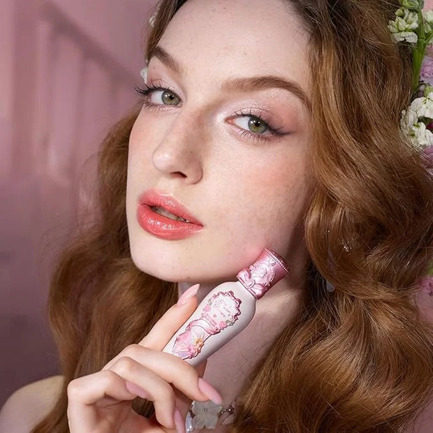 Flower Knows Midsummer Fairytales Lip Gloss-Glowy Moisturizing Coating Lip Lacquer-Hydrating Tinted Lip Oil for Girls&Wome...