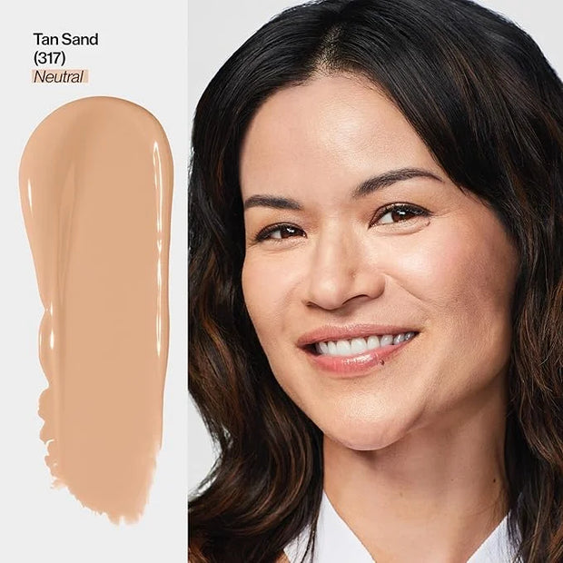 Revlon Illuminance Tinted Serum, Triple Hyaluronic Acid, Evens Out Skin Tone Over Time and Hydrates All Day, SPF 15, 317 T...