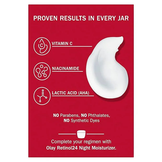 Olay Vitamin C Face Moisturizer, Brightening Cream for Women, Instant Hydration, Evens Tone, Dark Spot & Hyperpigmentation...