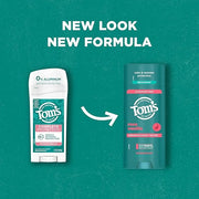 Tom's of Maine Rose Vanilla Aluminum Free Natural Deodorant For Women & Men | Goes on Clear | Odor & Wetness Protection | ...