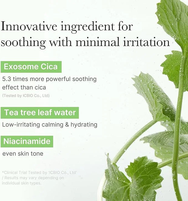 medicube Exosome CICA Tea Tree Calming Toner Pads for Sensitive Skin with Centella Asiatica Help Reduce Redness & breakout...