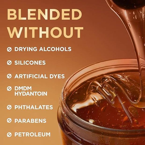 Garnier Whole Blends Hair Honey Jelly for Defining Waves and Curls, Hair Gel for Up to 100HRs Curl Definition, Frizz Contr...