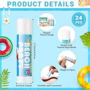 24 Pcs Sunscreen Lip Balms