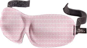 Bucky 40 Blinks No Pressure Printed Eye Mask for Travel & Sleep, Pink Chevron, One Size - Product Image