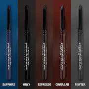 Maybelline Unstoppable Waterproof Mechanical Blue Eyeliner Pencil, Easy to Apply, Smooth Glide, Up to 24 Hour Wear, Sapphi...