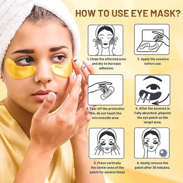 24k gold eye mask, 20
