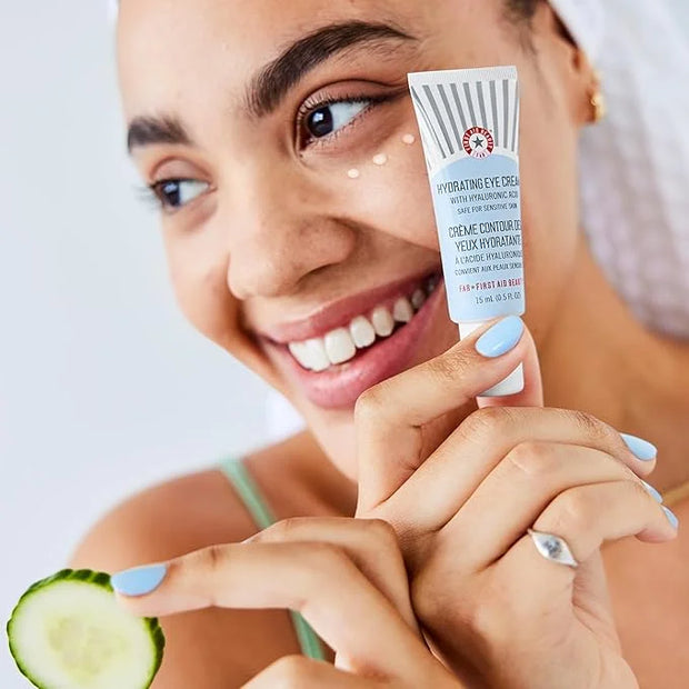 First Aid Beauty - Hydrating Eye Cream with Hyaluronic Acid, Nourishing Eye Cream that Provides 24 hours of Hydration, Hel...