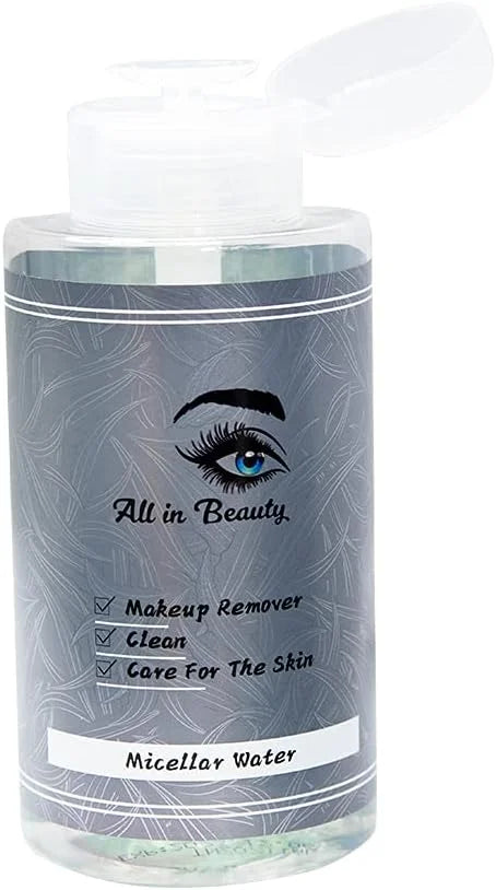 All in beauty Micellar Lotion Cleansing Water, Toner, Make-up Remover for All Skin Types, After Waxing, During and After M...