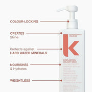 KEVIN.MURPHY EVERLASTING.COLOUR WASH - Hair Colour Shampoo - Colour Protect Hair Care - pH Balanced Shampoo - Sulphate Fre...