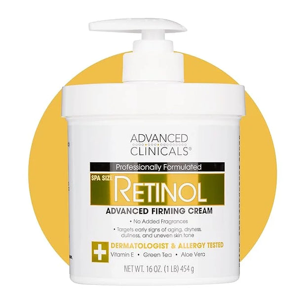 Advanced Clinicals Retinol Body Lotion & Face Moisturizer | Visible Anti Aging Skin Care Retinol Body Cream For Women & Me...