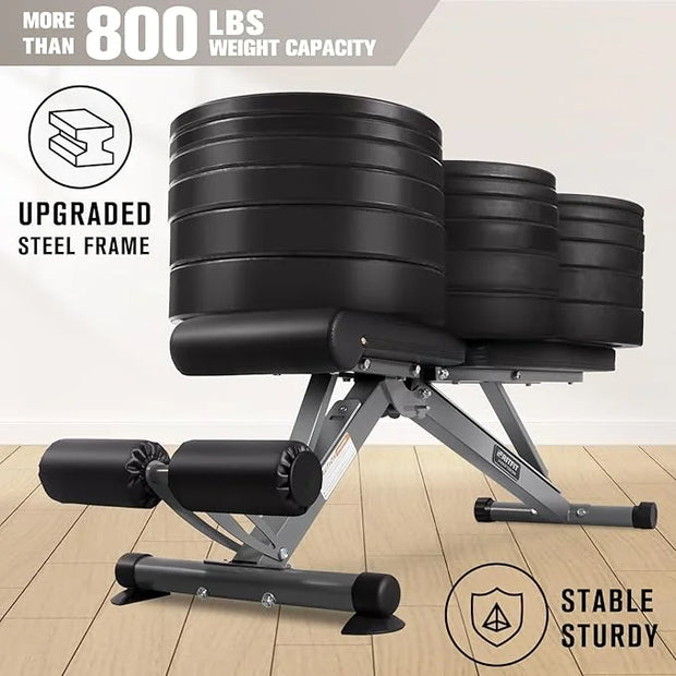 RitFit Adjustable/Foldable Utility Weight Bench for Home Gym 35 Total - Product Image