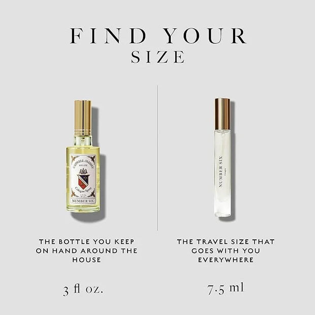 Caswell-Massey Number Six Gold Cap Cologne, Men’s Cologne with Sophisticated Top Notes of Bergamot, Rosemary & White Narci...