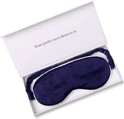 Silk Sleep Mask Light Blocking Luxury 100% Mulberry 19mm Silk Eye Mask Eye Cover Blindfold Ultra Soft Light & Comfy Anti A...