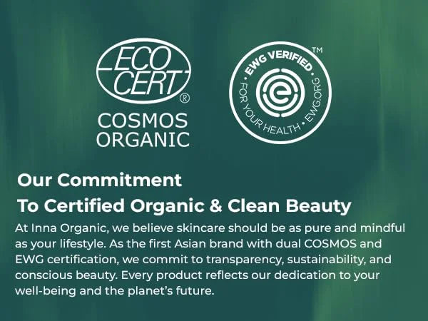 INNA ORGANIC Sheet Mask Set, Anti-Aging & Hydrating, EWG & COSMOS Certified (Pack of 5) | First Pick Discovery Set | Luxur...