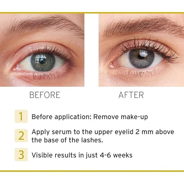 Nuvega Lash - Vegan Eyelash Serum & Eyebrow Serum for Long Eyelashes in just 4-6 Weeks I Lash Serum I Eyelash Growth Serum...