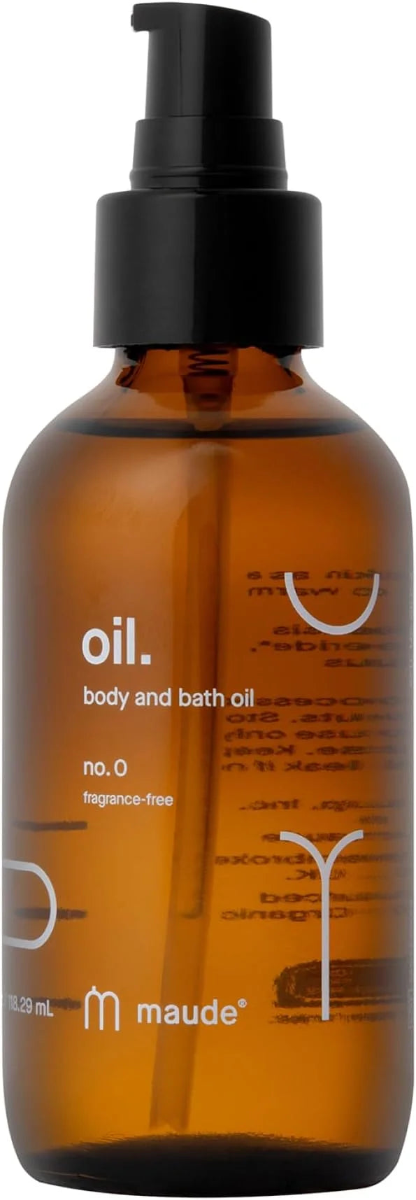 Maude Oil No. 0 - Hydrating Organic Massage + Body Oil - Skin Moisturizer with Organic Jojoba, Coconut & Castor Oil - Rich...