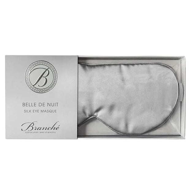 Branche Beauty Belle De Nuit Sleep Mask - Silk Eye Mask 6A Silk 22 Momme Eye Cover Sleepover Shade Blindfold Mask for Luxu...