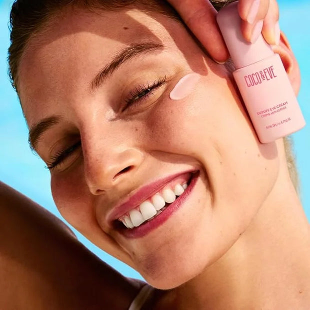 Coco & Eve Depuff Eye Cream. Under Eye Cream for Puffiness, Dark Circles & Wrinkles. Firms, brighten, revitalize, and smoo...