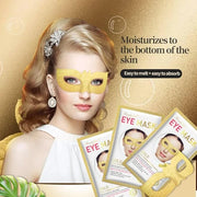 24 K Gold Eye Mask Puffy Eyes and Dark Circles Treatment Relieve Pressure and Reduce Wrinkles, Revitalize and Refresh Your...