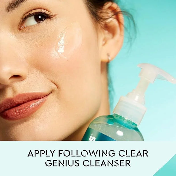 Bliss Clear Genius Clarifying Toner + Serum - 4.3 Fl Oz - Purifies Pores, Tones, Calms & Clears Skin - Salicylic Acid, Nia...
