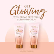 Coppertone Glow Protect and Tan Sunscreen Lotion + Gradual Self Tanner, SPF 45 Sunscreen, 5 Fl Oz Tube