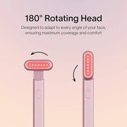 Solawave Skincare Wand & Serum – 4-in-1 Galvanic Current, Face Massager, & Red Light Therapy Wand – 1 Oz Activating Serum ...