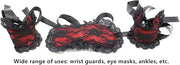 Soft Lace Eye Mask Party Ribbon Accessories, Eye Mask Comfortable Sleep Mask Can Be Adjusted to Shading Eyes, Travel,Home,...