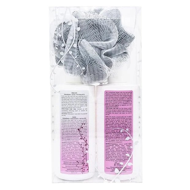 Vitabath Plus For Dry Skin Everyday Skincare Set Moisturizing Shower Gel Wash, Reviving Lotion & Exfoliating Body Scrubber...