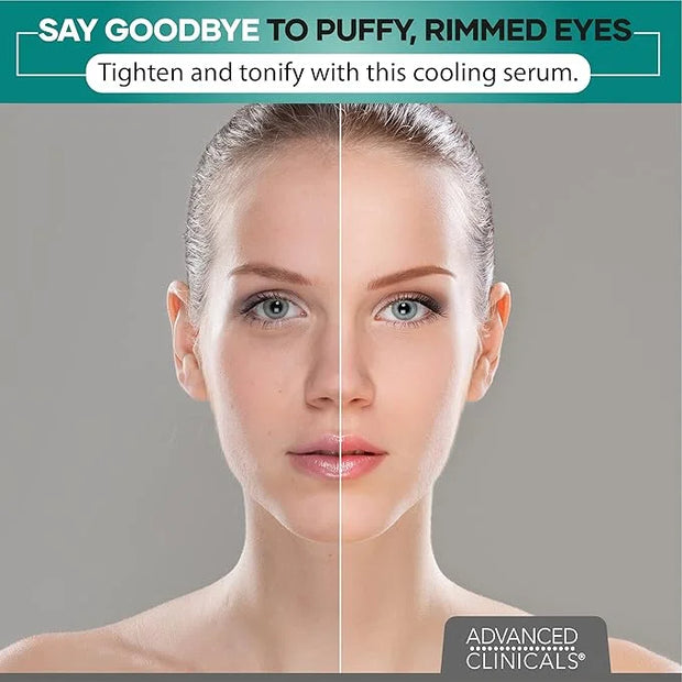 Advanced Clinicals Vitamin C Brightening Cream + Puffy Under Eye Brightening Serum Set - Product Image