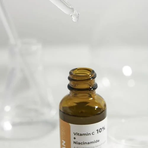 ROLANYIN Vitamin C 10% + Niacinamide Facial Serum Hydration Reducing Fine Lines Wrinkles Skin Firming Anti Aging Formula B...